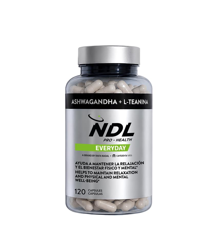 NDL Pro-Health Ashwagandha KSM-66® biologica + L-Teanina | Supporto per equilibr