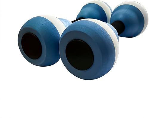 Miniatura 5 de Nuevo ejercicio aeróbico de agua pesas de espuma resistencia piscina 1 par, ejercicios de fitness de agua equipo para mujeres mayores peso Los