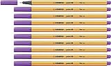 Stabilo Point 88 Fineliner Pens Pack of 10 Violet