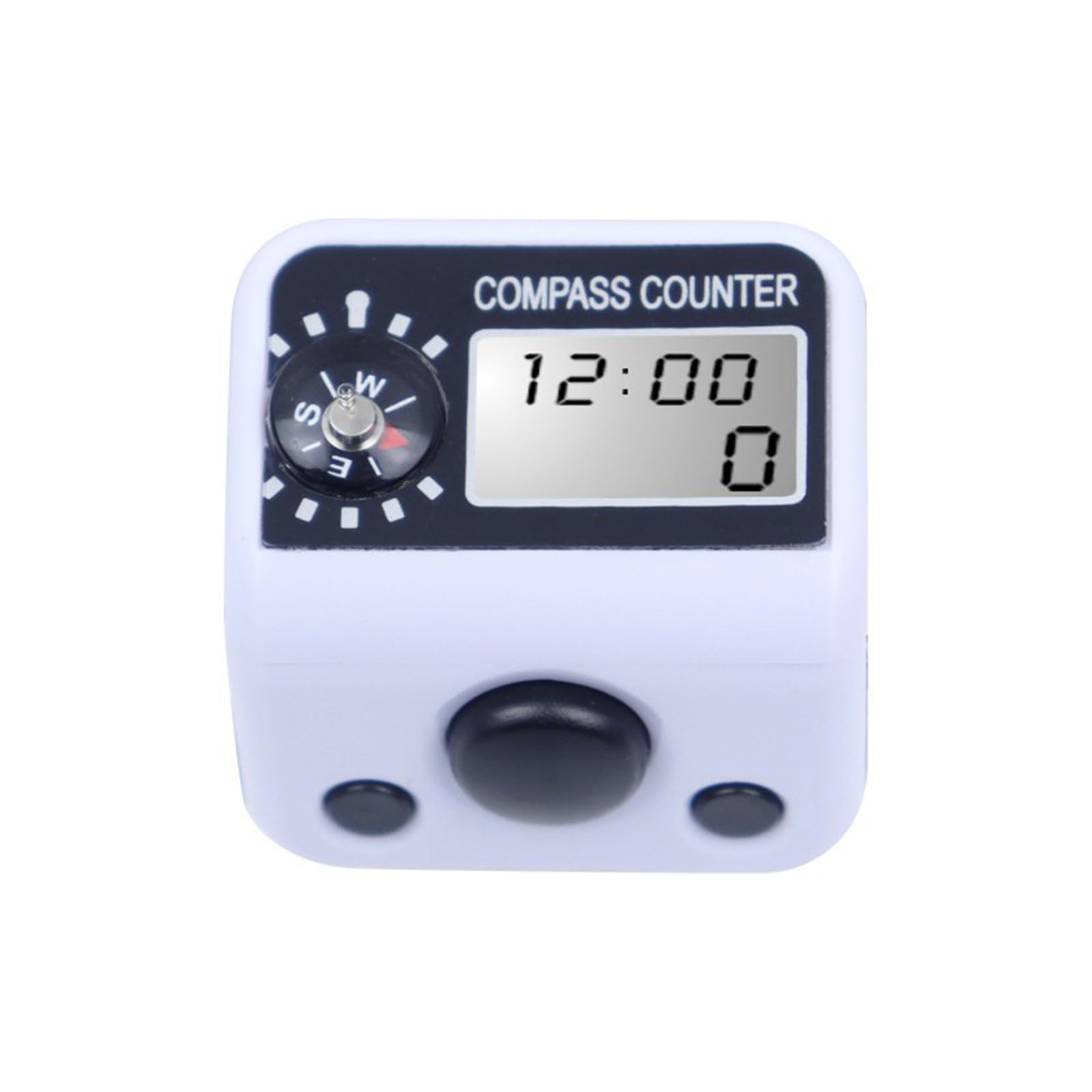 Fromceo White Digital Finger Counter Counting Machine With High Accuracy For Industrial And Educational Purposes Step Counter Compasses
