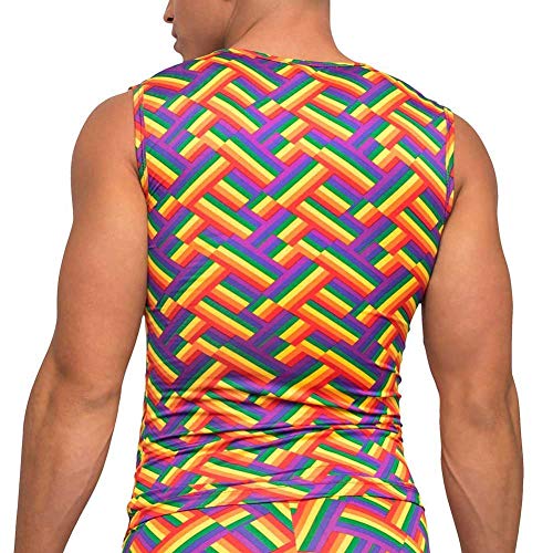Male Power Fitness Tank Imprimé XL