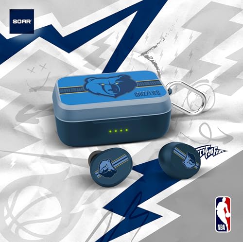 Image of SOAR NBA Wireless Sport Earbuds: Comfortable Fit & Convenient Charging