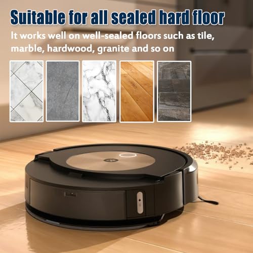 Image of 6 Pack Replacement Mop Pads Compatible with i-Robot Roomba Combo J7+ J9+ Robot Vacuum Mopping Pads Accessory Parts