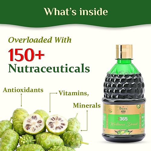 Image of Dave's Noni Juice 500ml | Natural Noni Fruit Wellness Drink for Detox, Immunity, Digestion & Joint Health