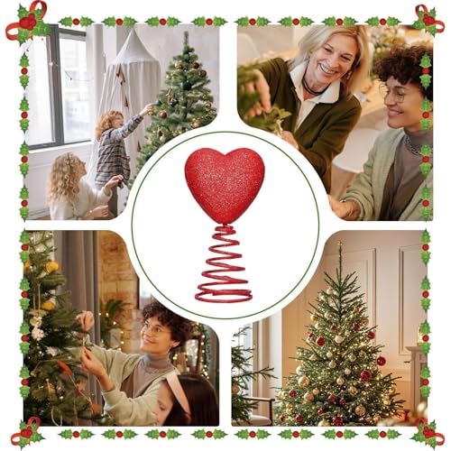 Decoración de árbol de corazón de resina para día festivo 6
