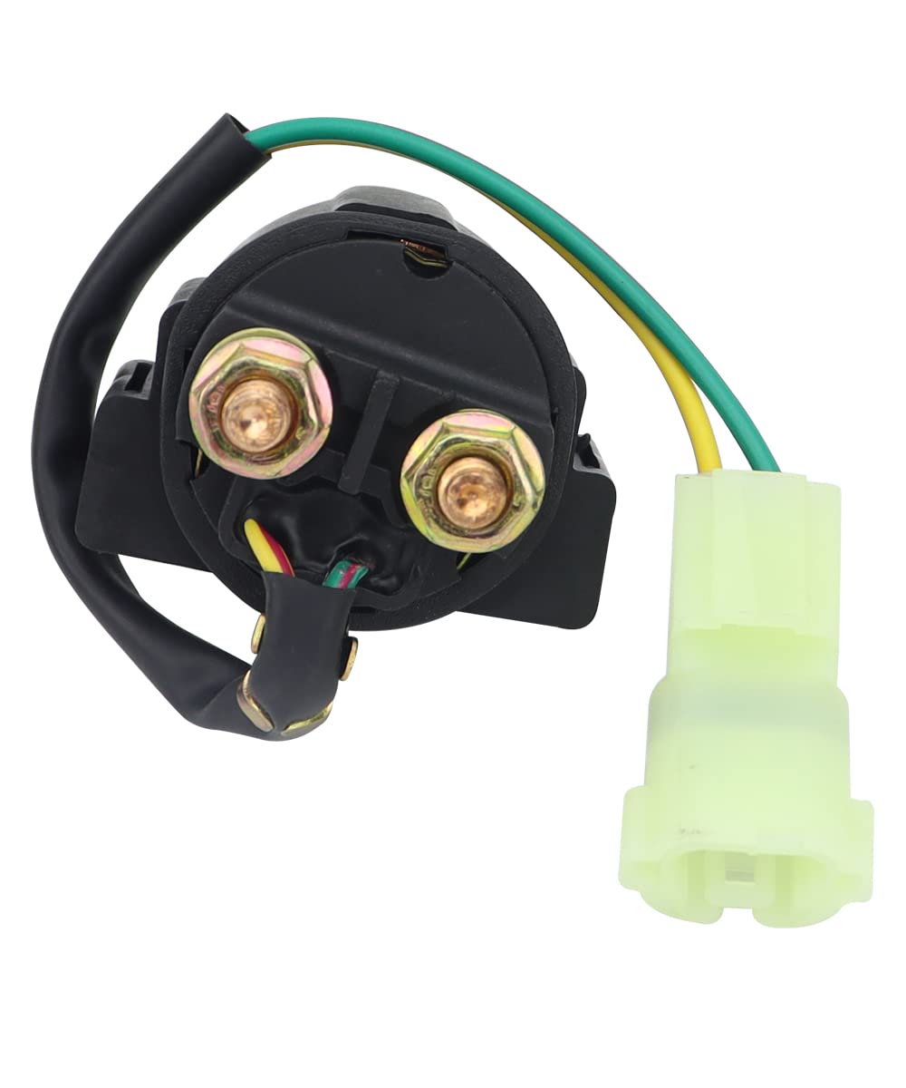 Starter & Relay for Honda Recon 250 2005-2007 TRX250TE TRX250TM, 31200-HM8-003 31200-HM8-A41 18336, 2005 2006 2007 Recon 250 Starter
