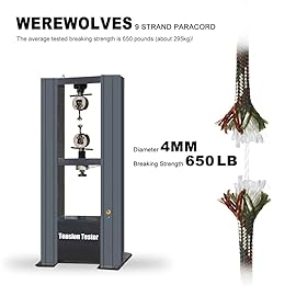 WEREWOLVES 650lb Paracord/Parachute Cord - 9 Strand Paracord Rope - 100\', 200\' Spools of Parachute Cord, Type III Paracord for Camping, Survival (Forest Camo, 200 Feet)