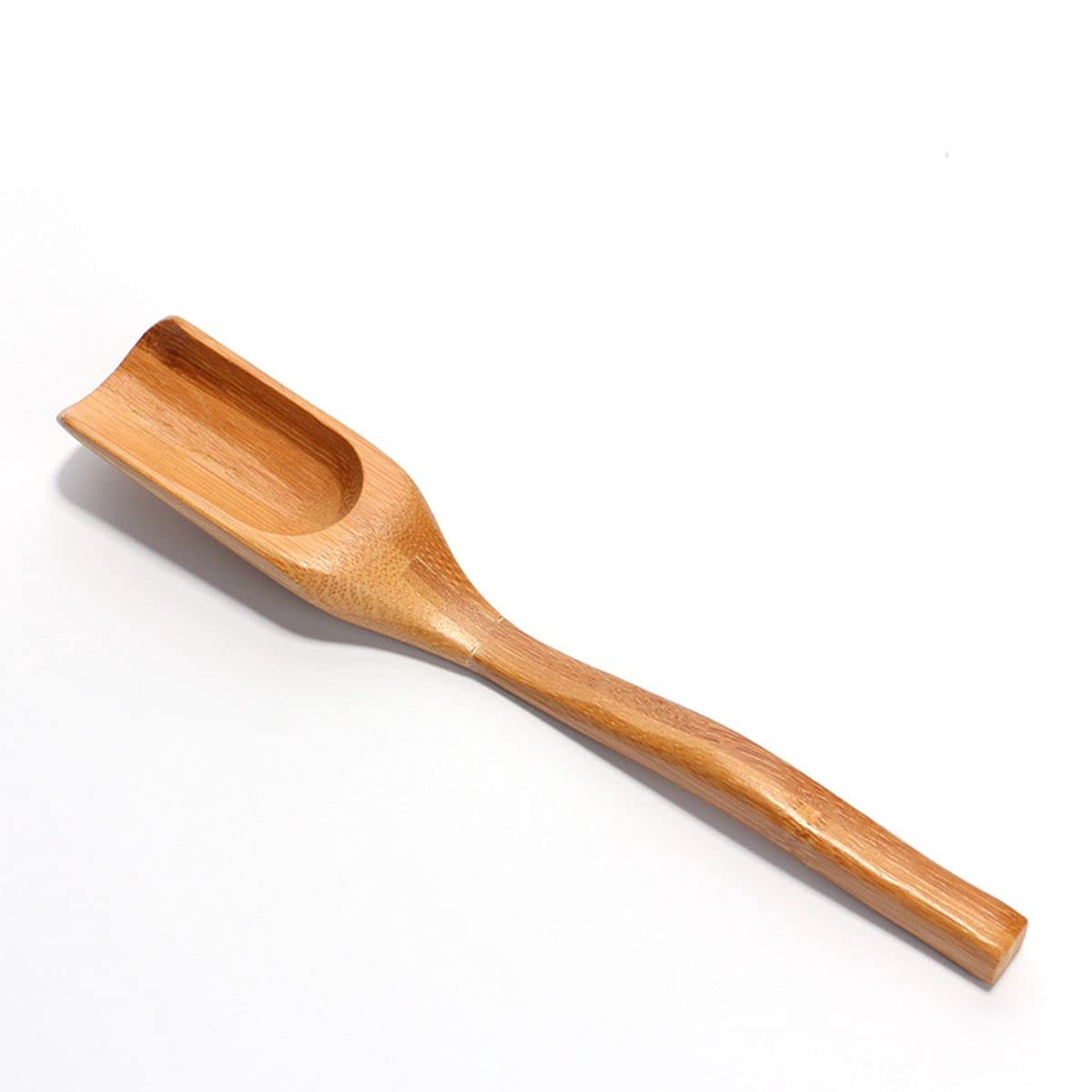Cuchara de té suelta de bambú, cuchara de café de madera, cuchara métrica de té suelta, cuchara de sal de azúcar para condimentos naturales, cuchara de té pequeña para el hogar