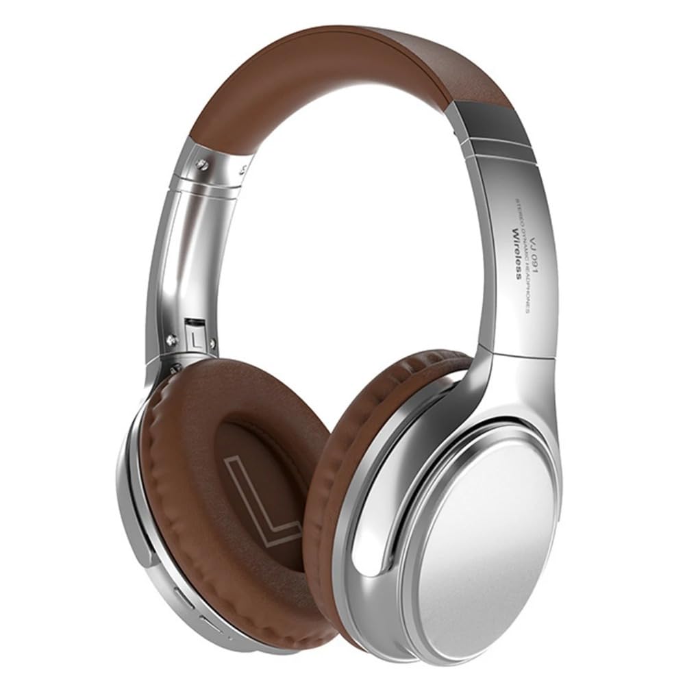 Goodgh Wireless Headband Bluetooth Headset With Microphone 5.3 Wireless Noise Canceling Music Headphones Earphones