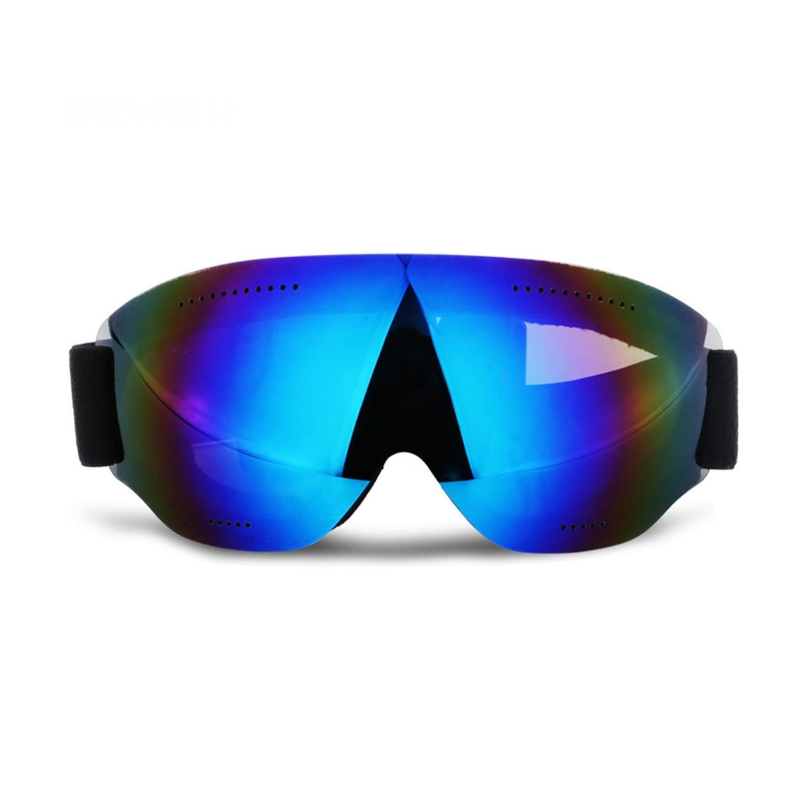 Gafas de esquí Gafas de esquí UV400 - Gafas de esquí antiniebla Gafas de snowboard a prueba de viento para invierno Gafas de esquí con lentes de espejo Gafas para exteriores (Color: Plata) (Azul
