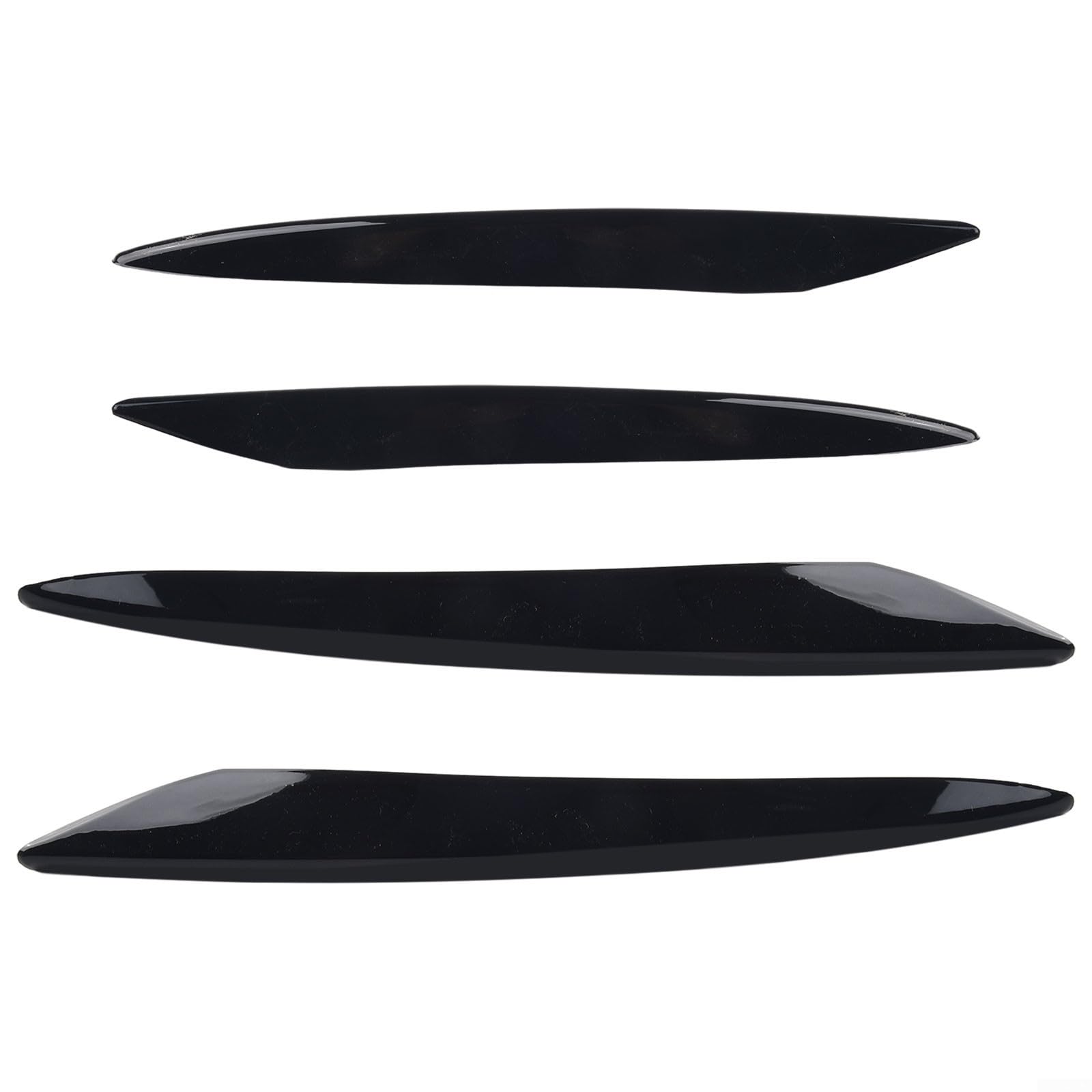 Frontstoßstange Spoiler Nebelscheinwerfer Verkleidung für Mercedes-For E-Klasse W213 Pre-Facelift 2016 bis 2020 Linienmodelle einschließlich E43 Limousine und Wagon (Schwarz Set)