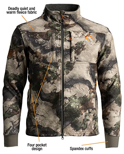 ScentLok BE:1 Voyage Quiet Warm Fleece Bow Hunting Camo Jacket for Men3