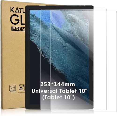 KATUMO [2 Pack] Universal 10 inch Tablet Screen Protector [9.9 * 5.6