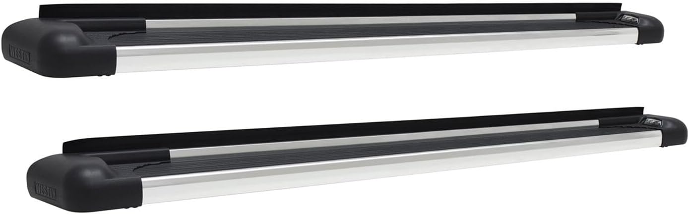Westin 27-65720 SG6 LED Running Boards Aluminum Polished Pair 74.25 in | Required Mounting Kit Sold Separately