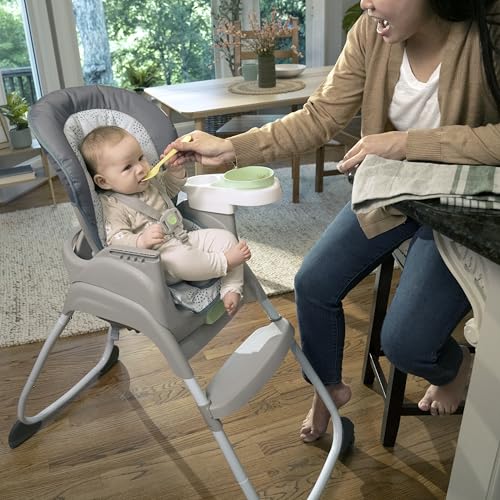 Ingenuity Full Course 6-in-1 High Chair - Baby to 5 Years Old, 6 Convertible Modes, 2 Dishwasher Safe Trays - Astro - Image 6