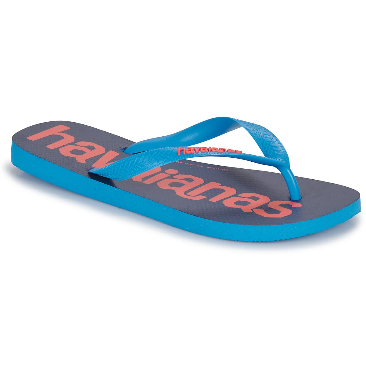 Havaianas Top Logomania 2 Unisex Adults FlipFlop Turquoise 4.5/5 UK