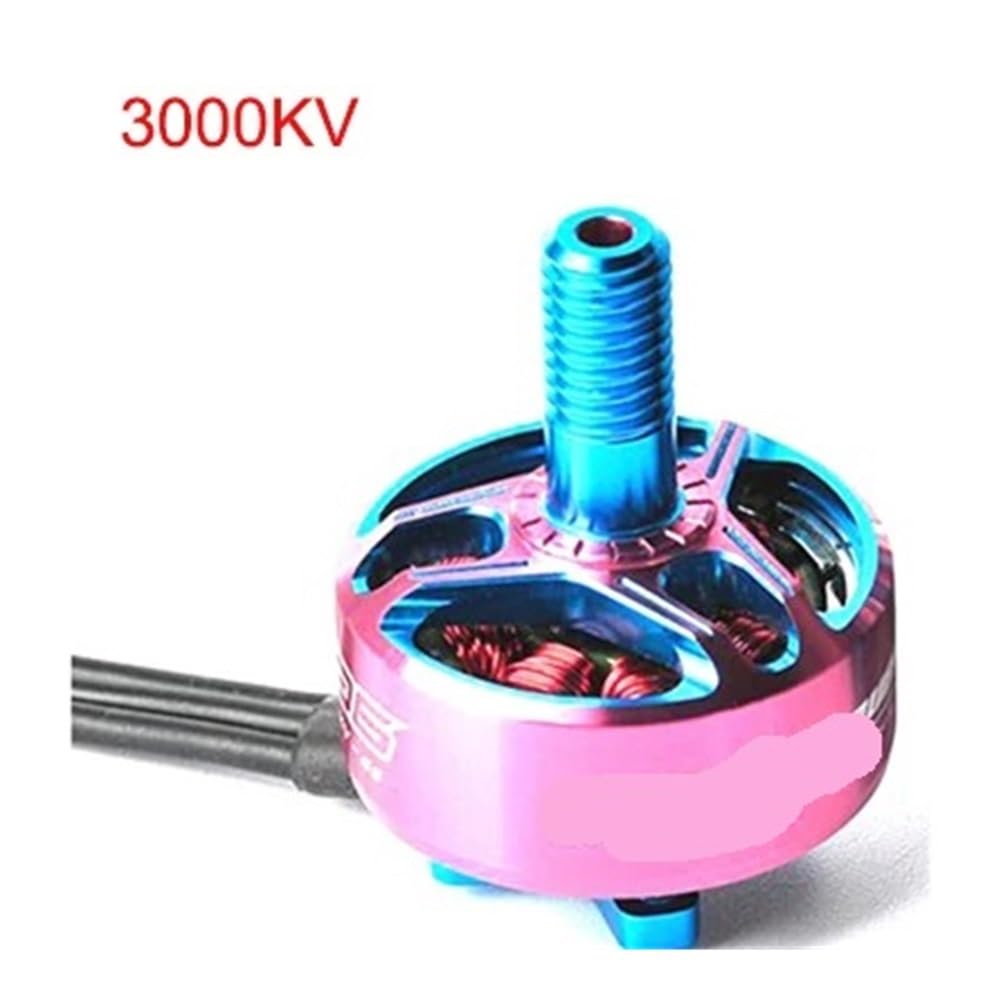 1 LUB 4 szt. Gts V2 1506 3000kv 4300kv 4 6s bezszczotkowy silnik tytanowy różowy dron modele wyścigowe pasują do RC Fpv (1 szt. 3000KV różowy)