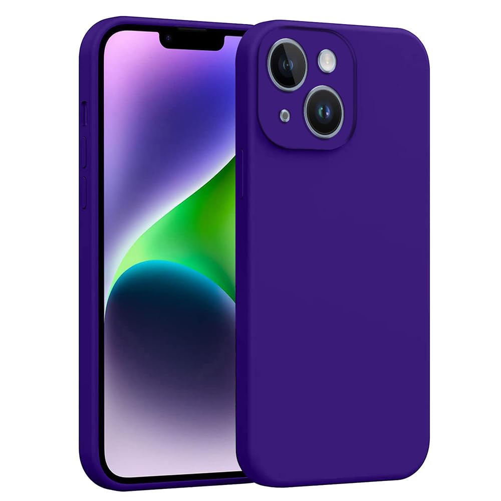 amazon basics Mobile Cover for Apple iPhone 14 | Full Camera Protection | Premium Liquid Silicon Case | Flexible Bumper Case for Apple iPhone 14 (Dark Blue) (B0D5WHHWD6) Amazon Price History, Amazon Price Tracker
