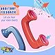 Novelty Place 2-Pack Whisper Phones Sprachtherapie Spielzeug zur Verbesserung der Lese-und auditiven Feedback - Hören Sie Ihr Sprachtelefon (blau und rot)