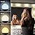 Vanity Lights for Mirror, Dimmable Mirror Lights Stick On, Adjustable Length Makeup Light, Vanity Lighting Fixtures for Hollywood Mirror and Full Length Mirror(No Mirror Included)