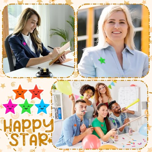 Image of Lyrow 25 /50 /100 /150 /300 Pcs Gold Star Pins Bulk golden Metal Y2k Motivational Pins for Patriotic Veterans Day Bckpack Brooch Lapel