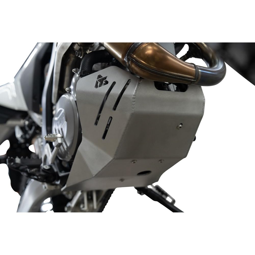 TUSK Aluminum Heavy-Duty Skid Plate for Engine Protection Bash Plate Glide Plate Compatible with Suzuki DR-Z 4S 2025-2026