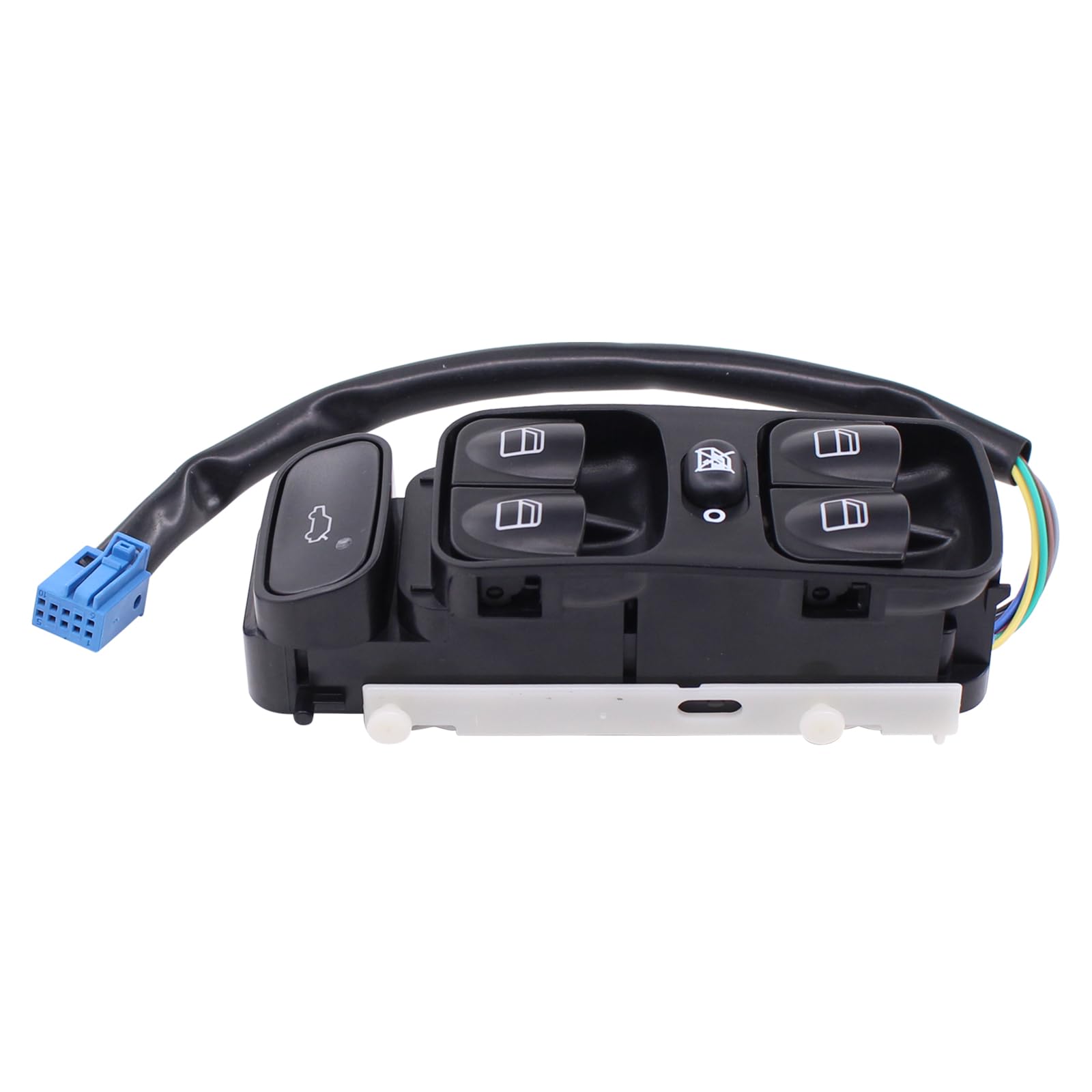 Interruttore elettrico Master Control per Mercedes Classe C W203 S203C180 C200 C220 Console Alzacristallo sinistro Sblocco cofano Pulsante