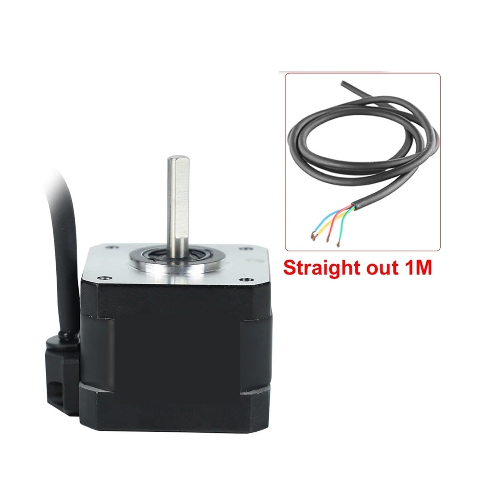 Motor impermeable Nema17 de 1,3 A y 28 N.CM, 17HS3401S-FS, 4401S-FS y 8401S-FS, IP68, 3D, 12 V(17HS4401S-FS)