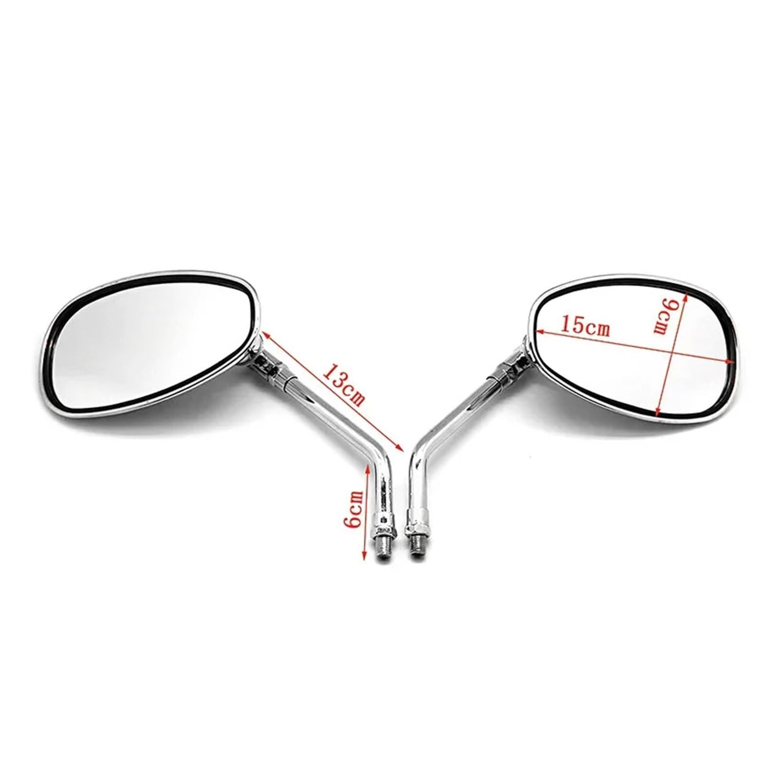 Motorcycle Mirrors 2 Pièces Réflecteur De Guidon Vélo Rétroviseur VTT Scooter HD Angles Réglables À Large Plage