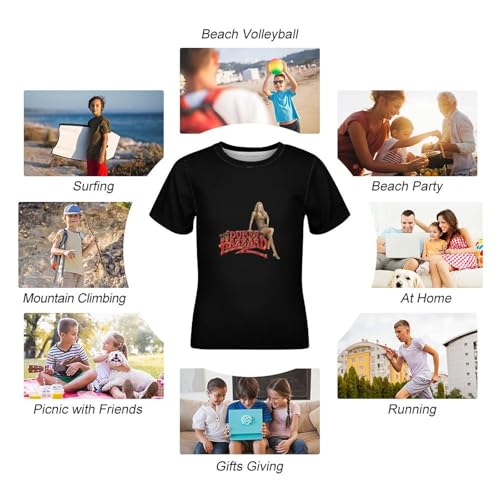 Girls Crew Neck T-Shirt,Casual Short Sleeve Tshirts for Hazzard Dukes Top3