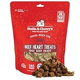 Stella & Chewy's Freeze-Dried Raw Beef Heart Treats, 3 oz bag