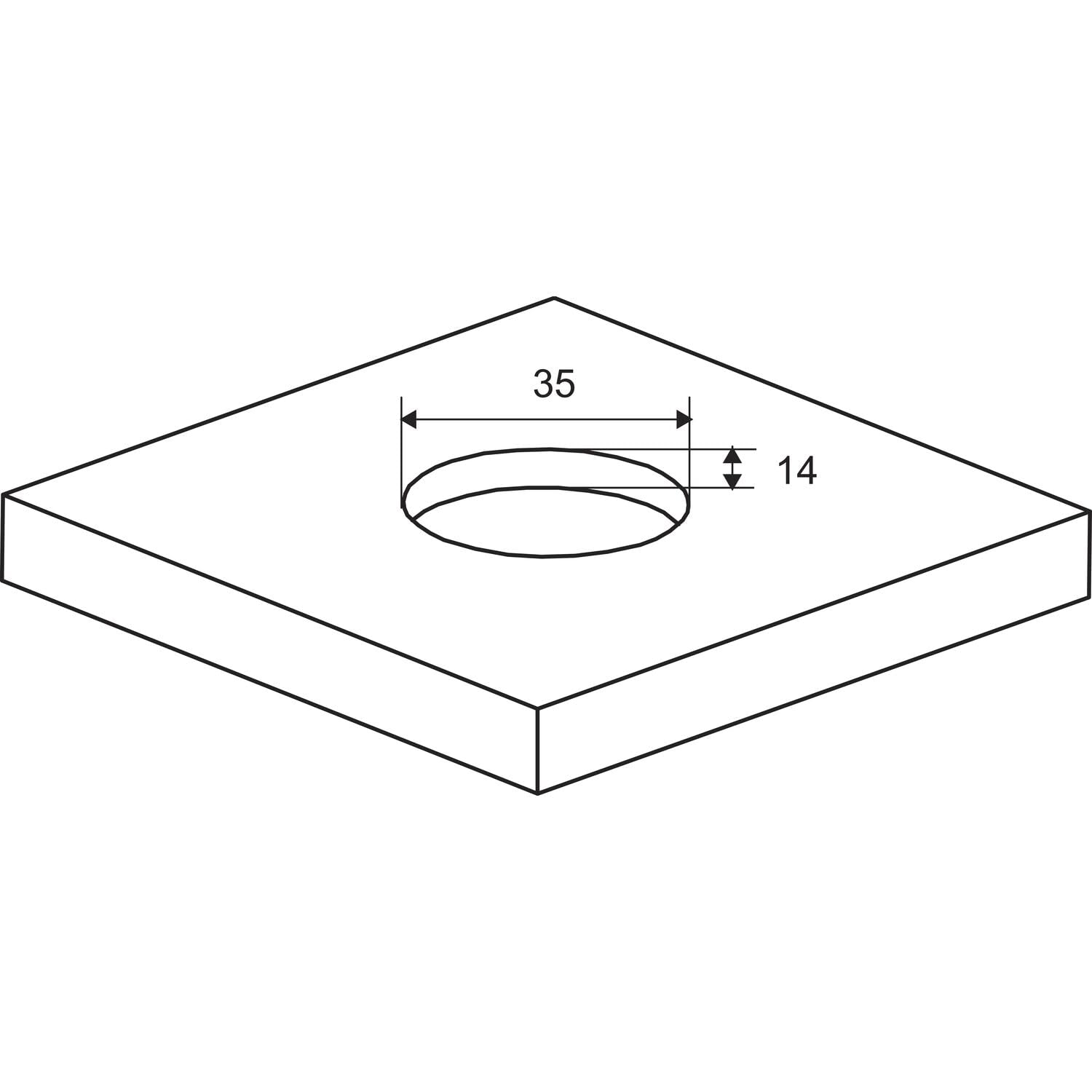 Siro PushPower, interruttore radio da incasso, rotondo, interruttore luce radio Mini 35, nessun cablaggio necessario, plastica, bianco