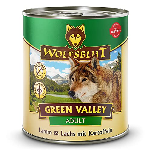 Produktbild von Wolfsblut Green Valley Hundenassfutter Lamm & Lachs - 6 x 800 g