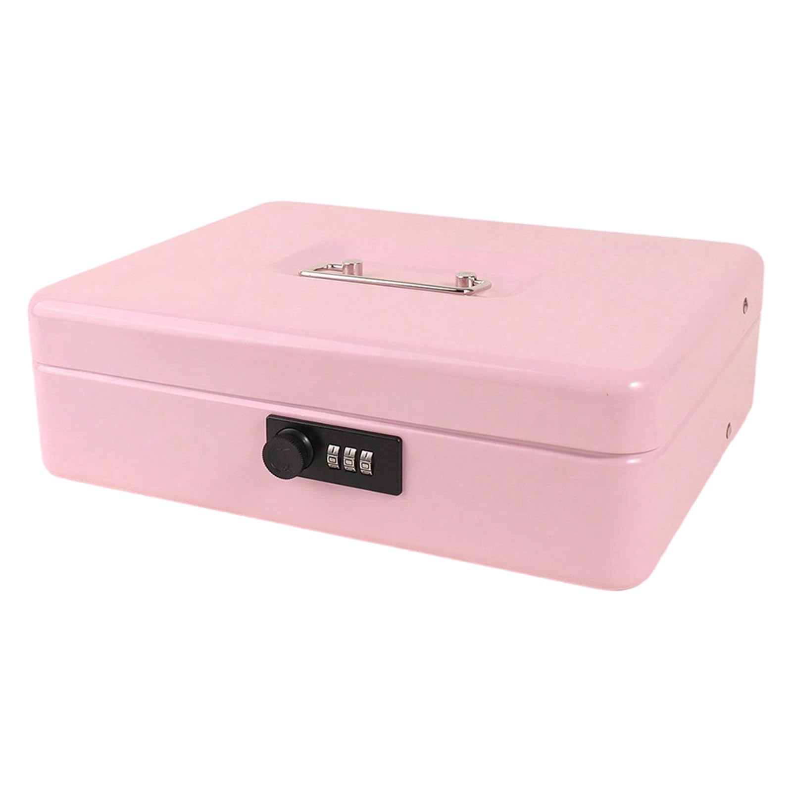 Qusinfc Reinforced Steel Security Chest Programmable Access Code Systems Cash Container for Delicate Living Spaces Delicate Money Saving Safe for Small Spaces