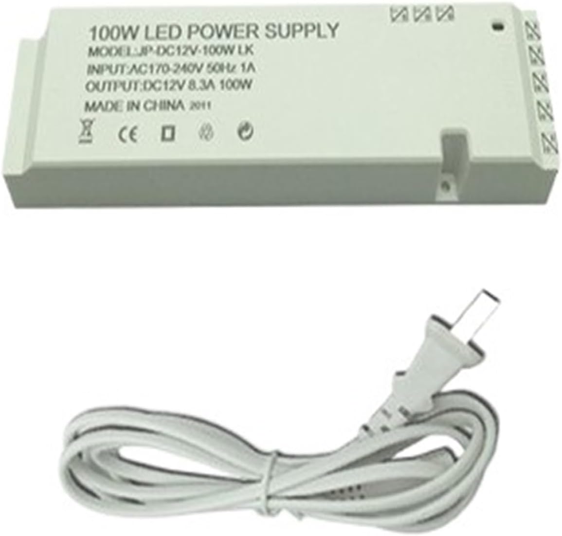 Led Wardrobe Cabinet Light Dedicated Power Supply 12V Human Hand scan Door Control Touch Sensor Switch(One Male one Female 2 Meters-1)