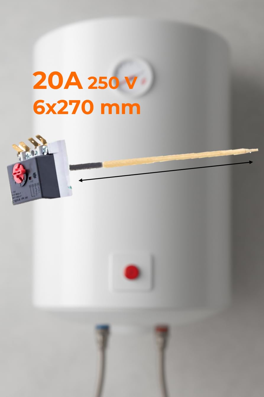 Recamania Termostato Varilla Termo AEG Electrolux Zanussi Corbero Bipolar 6x270mm 20A 250V