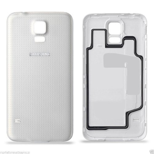 Battery Door Back Cover Case Housing for Samsung Galaxy S5/i9600 Original (White)