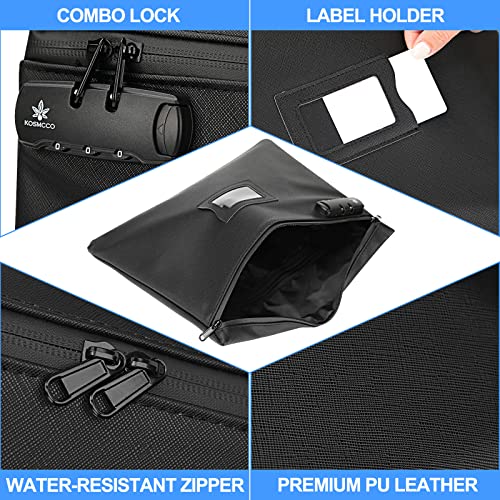 KOSMCCO PU Leather Notary Bag