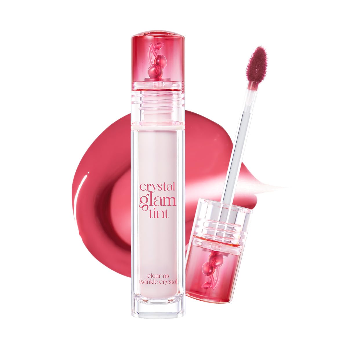CLIO Yapışkanlık Hissi Vermeyen Yoğun Işıltılı Tint Crystal Glam Tint (27 Honey Cherry)