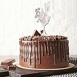 Sitting Girl Crystal Rhinestones Cake Topper Girl Lady 25th Happy Birthday Makeup Spa Party Theme De