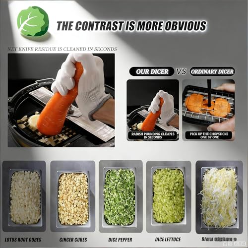 Cortadora eléctrica 4 en 1 para vegetales con funciones múltiples miniatura 7