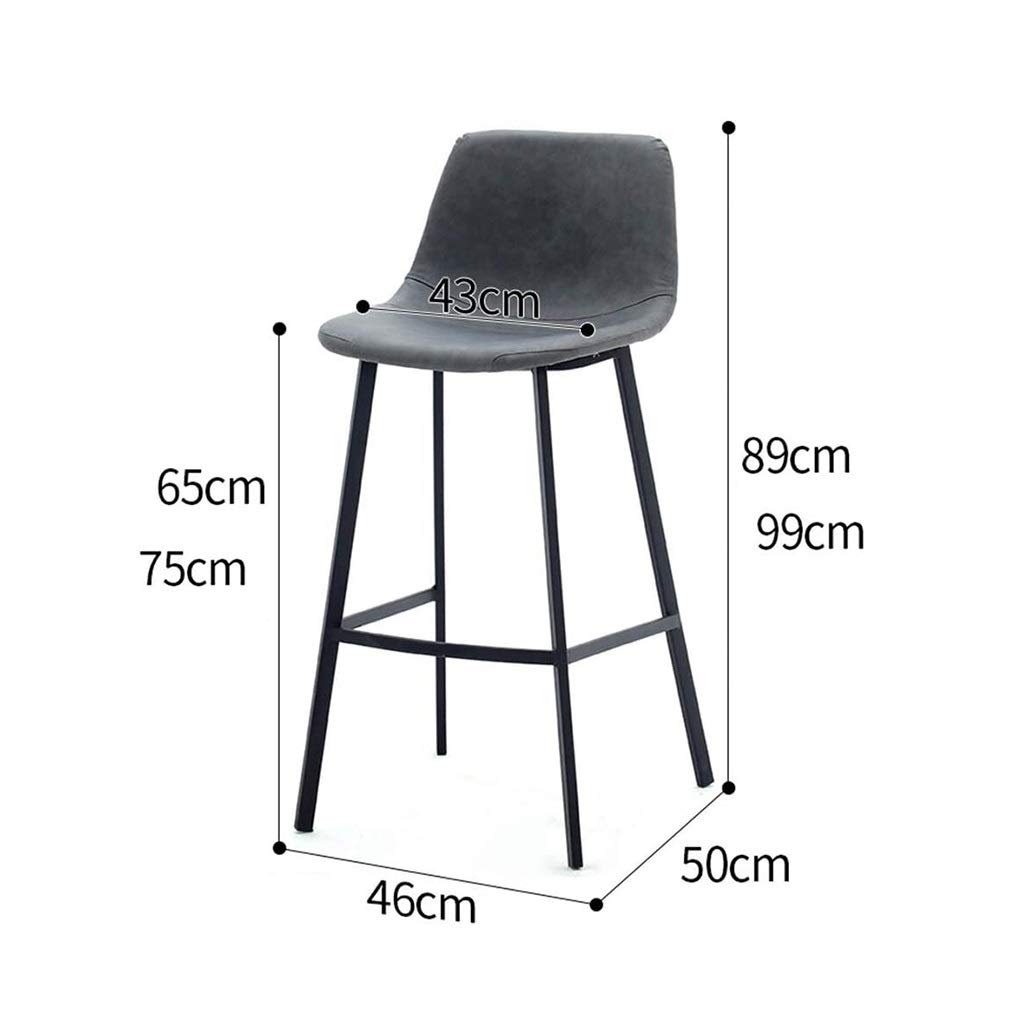Amazon｜4脚セット 北欧風バーチェア 金属製キッチンハイカウンター
