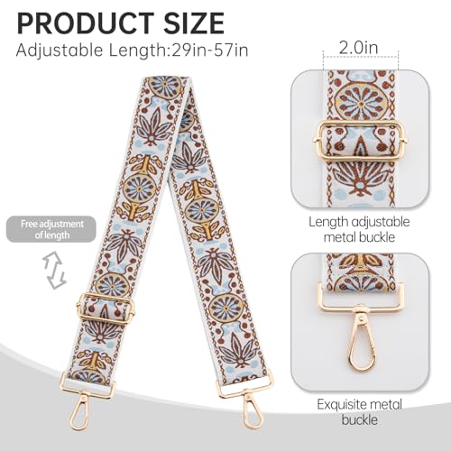 Image of Purse Straps Replacement Crossbody Wide Bag Strap for Purses Adjustable shoulder Straps for Women bags