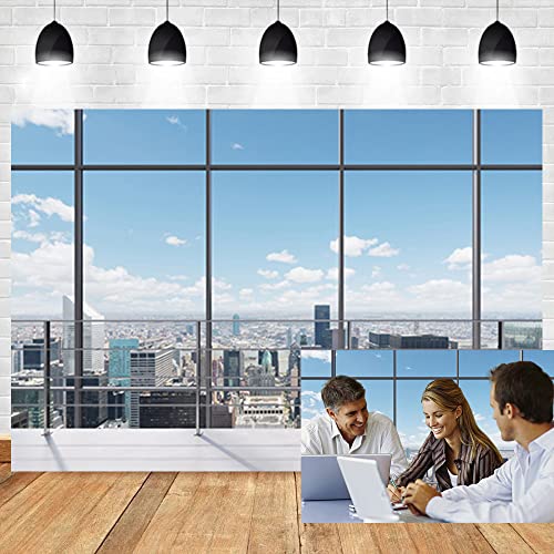 Toile de fond bureau moderne 2,1x1,5m en vinyle pour studio photo