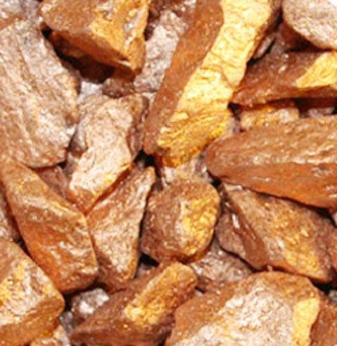 SOOTHING IDEAS1kg Copper Silk Quartz Chippings 8-12mm Home Garden Wedding Memorial