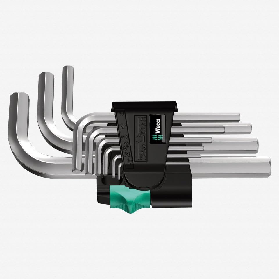 Wera 021406 Metric Chrome Hex L-key Set