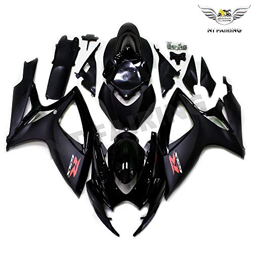 Plastic Bodywork Black Fairing Fit for Suzuki 2006 2007 GSXR 600 750 Injection Mold ABS New Bodyframe 06 07 GSXR-600 750