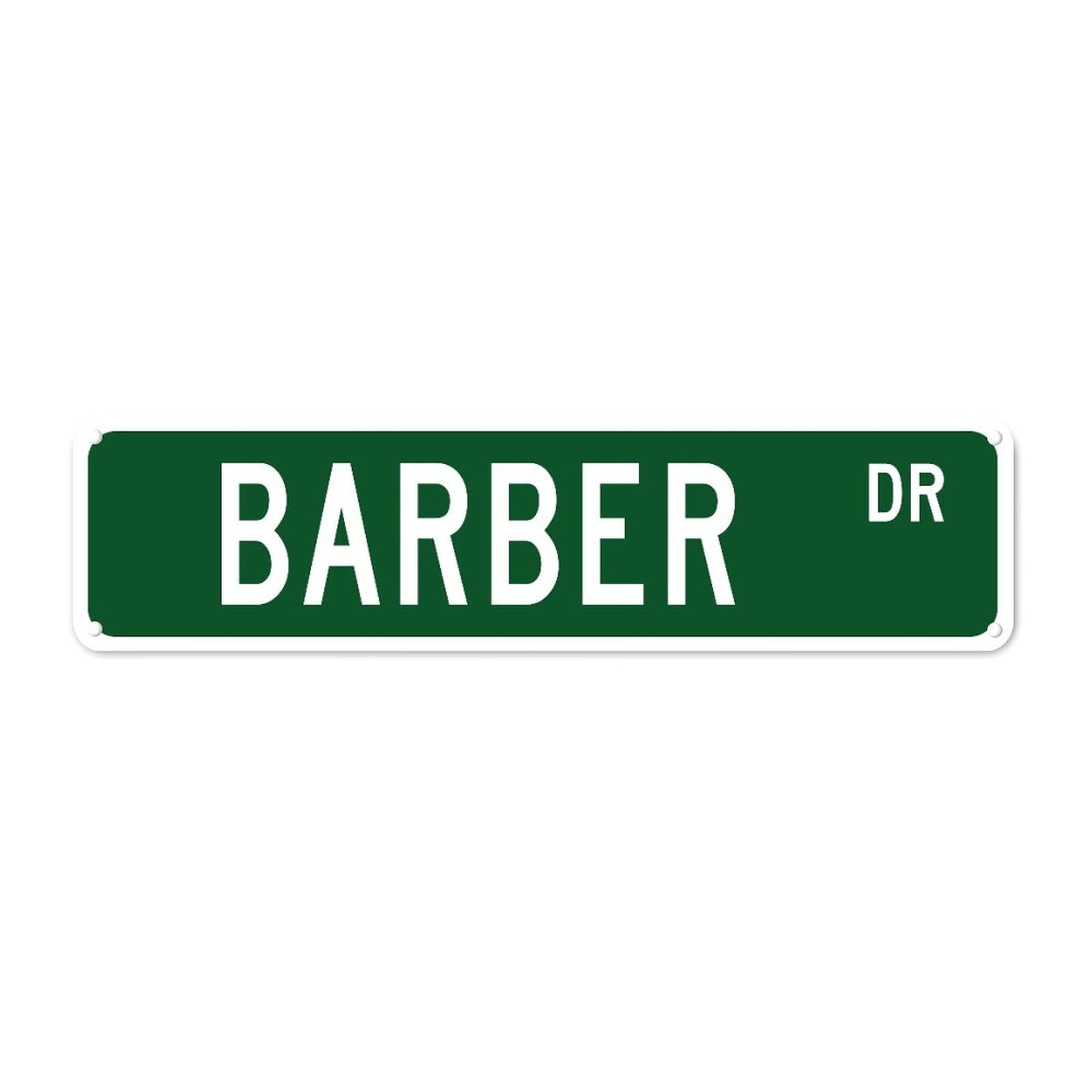 Barber DR Retro Tin Signs Plaque Aluminum Metal Sign Quotes Home Bedroom Kitchen Restaurants Wall Aluminum Gift Yard Coffee Decor 4x16 Inch