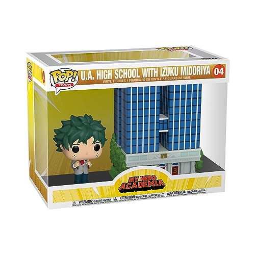 Funko Pop! Town: My Hero Academia - U.a. High School With Deku In Uniform, Multicolor