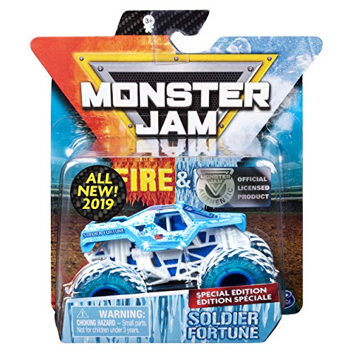 MJ 2019 Monster Jam Fire & Ice Soldier Fortune Special Edition 1:64 Scale